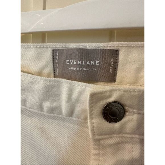 Everlane Women’s The High Rise Skinny Jean in Bone - Size 30 - Picture 4 of 9